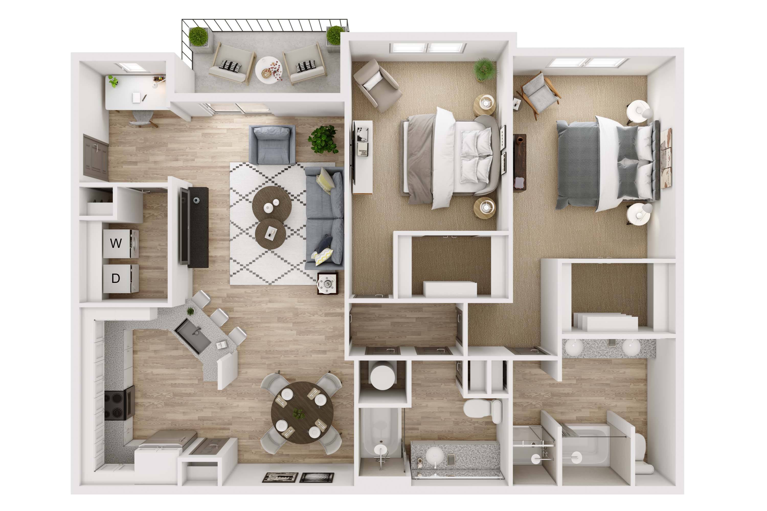 B2 floor plan